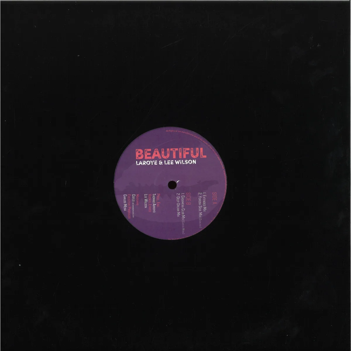 Back cover — Laroye&Lee Wilson — Beautiful