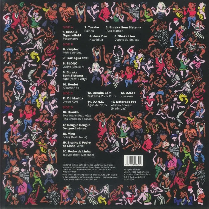 Back cover — VARIOUS — Enchufada: A Lisbon Club Story