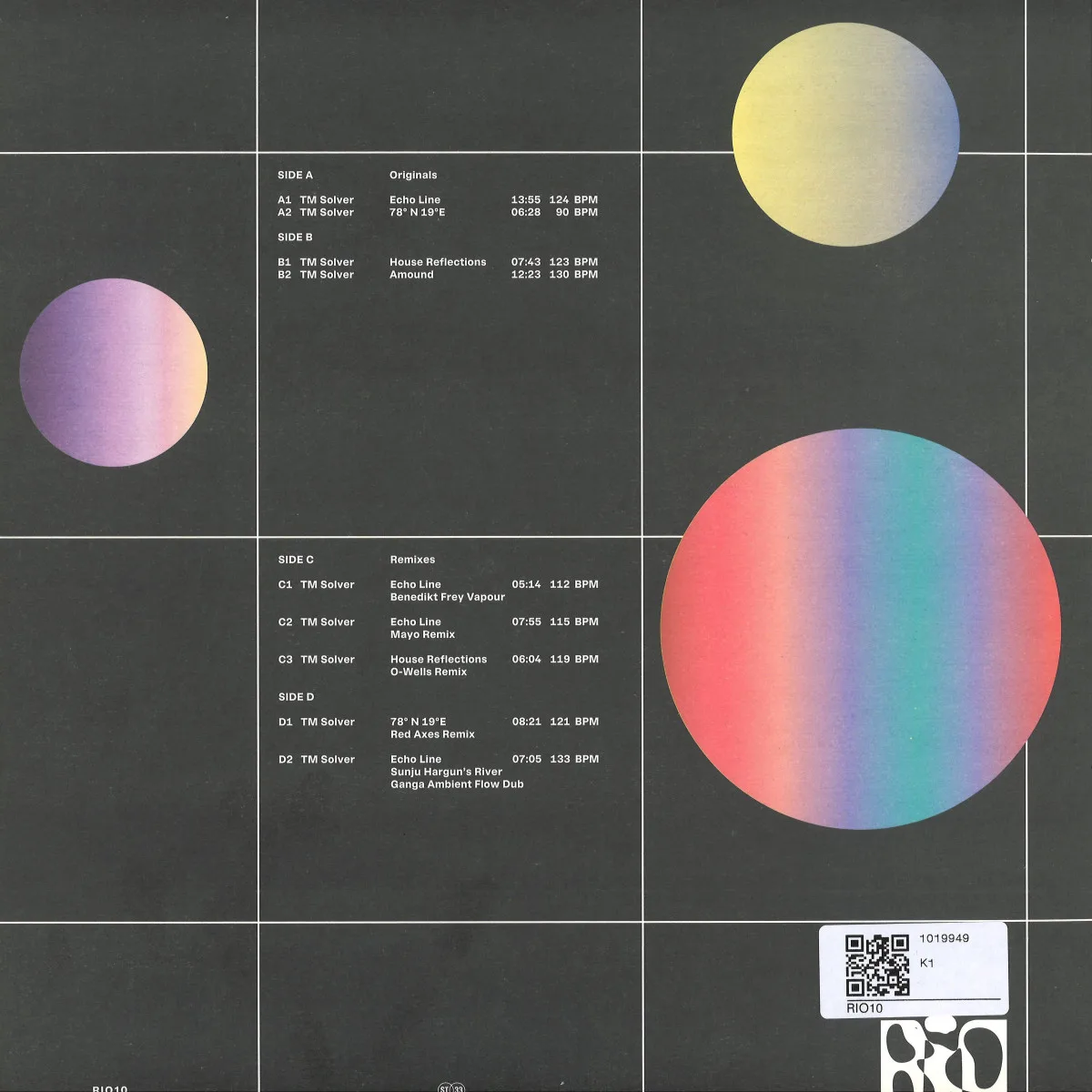 Back cover — TM Solver — Subtraktiv Additiv LP 2x12"
