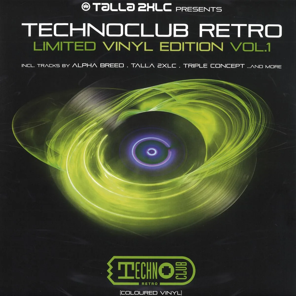 Обратная сторона обложки — Various — Techno Club Retro Vol. 1 - Vinyl Edition