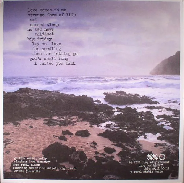 Обратная сторона обложки — BONNIE PRINCE BILLY — The Letting Go