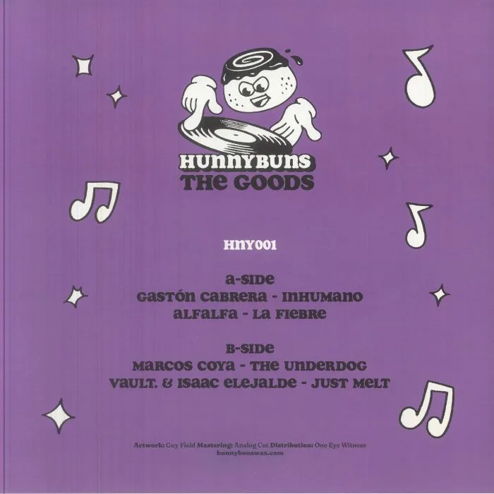 Back cover — Gaston CABRERA / ALFALFA / MARCOS COYA / VAULT / ISAAC ELEJALDE — The Goods