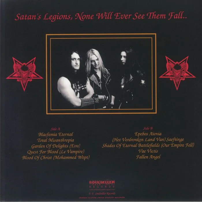 Back cover — ANCIENT RITES — Blasfemia Eternal (reissue)
