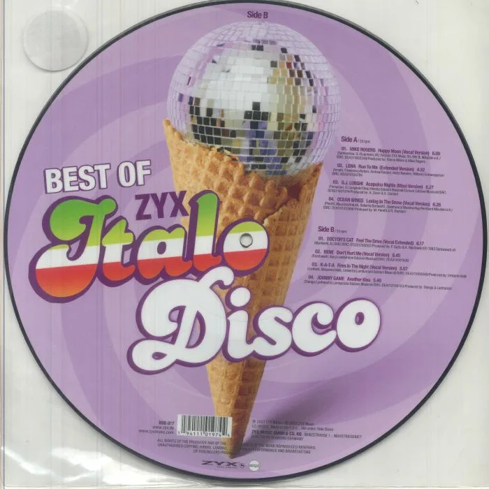 Back cover — VARIOUS — Best Of Italo Disco
