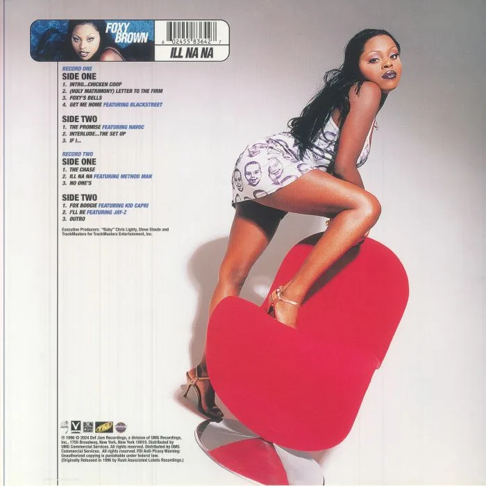 Обратная сторона обложки — Foxy BROWN — Ill Na Na (Record Store Day RSD 2024)