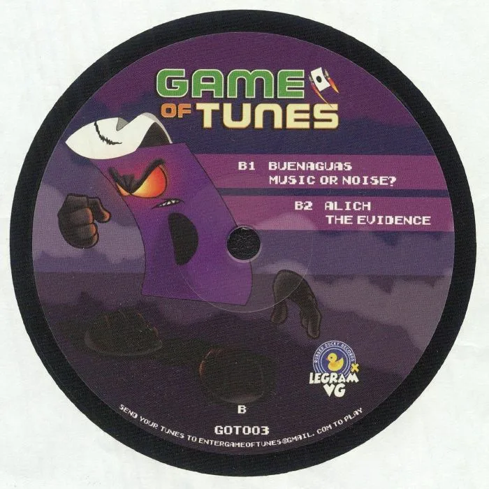 Back cover — BALDOV / SIF B / BUENAGUAS / ALICH — Game Of Tunes 3