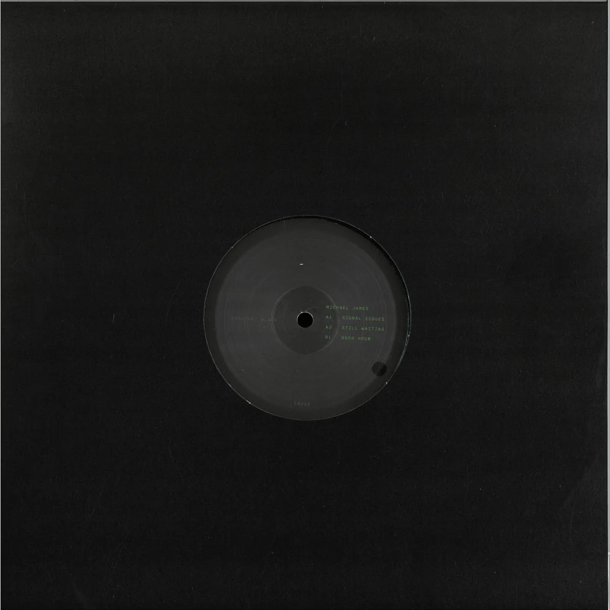 Обратная сторона обложки — Michael James — Signal Issues EP