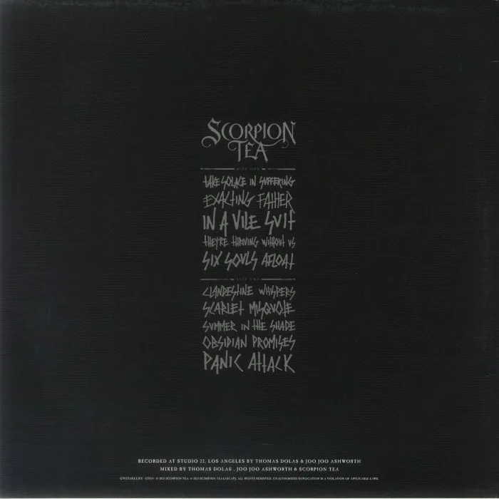 Обратная сторона обложки — SCORPION TEA — Scorpion Tea