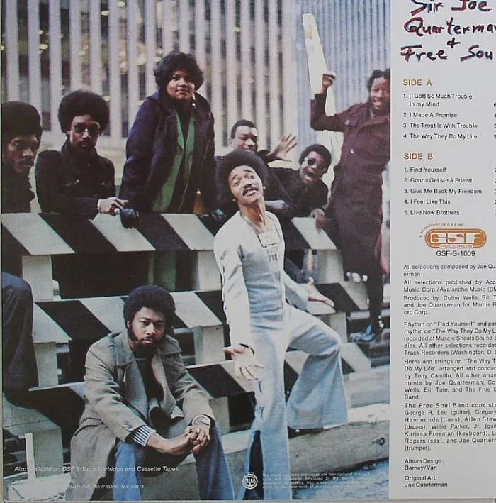 Back cover — SIR JOE QUARTERMAN & FREE SOUL — I Got So Much Trouble In My Mind