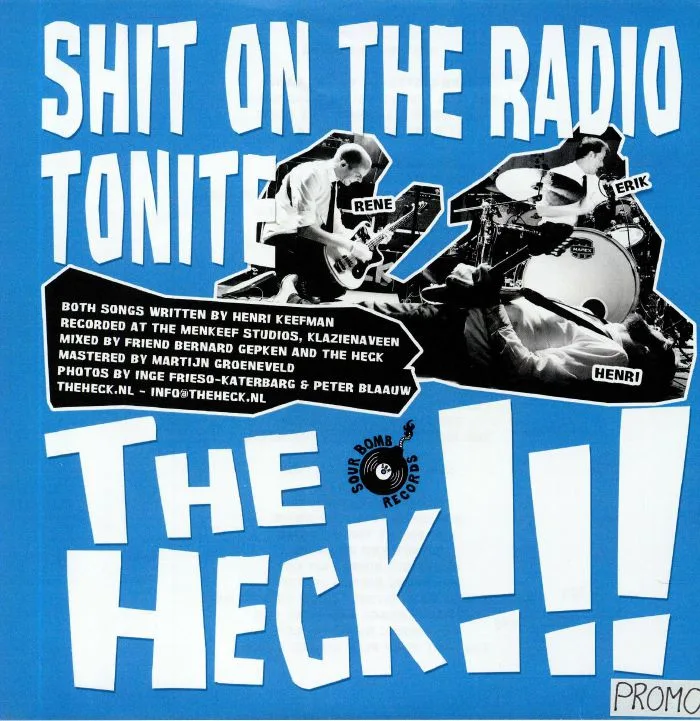 Обратная сторона обложки — The HECK — Shit On The Radio