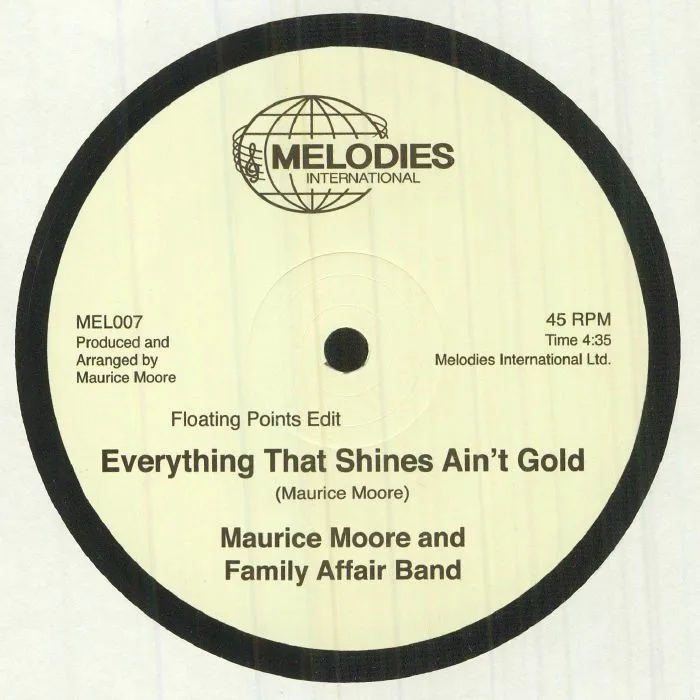 Обратная сторона обложки — Maurice MOORE / FAMILY AFFAIR BAND — Everything That Shines Ain't Gold