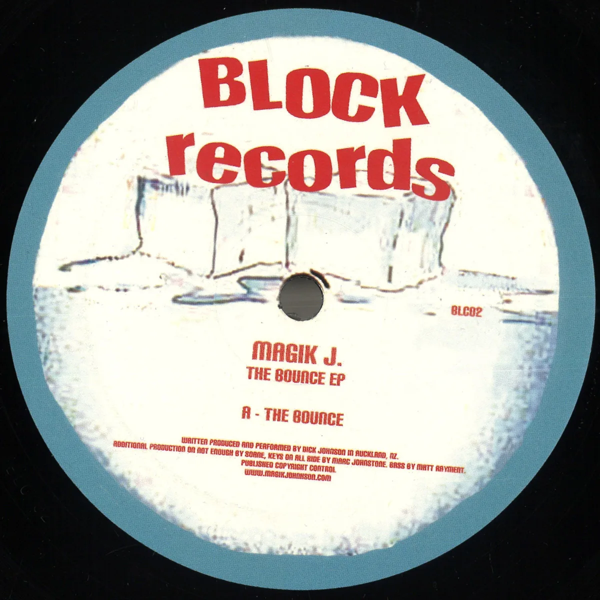 Front cover — Magik J — The Bounce EP
