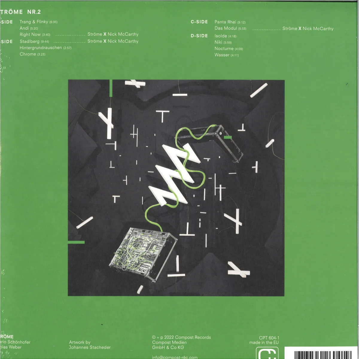 Back cover — Ströme — Nr. 2 LP (2x12")