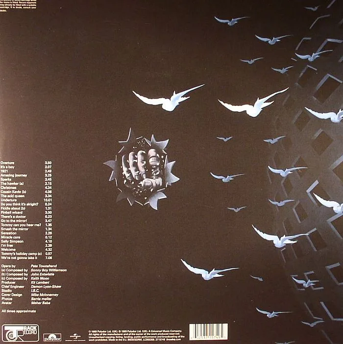 Back cover — The WHO — Tommy