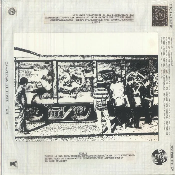Back cover — CAMPER VAN BEETHOVEN — II & III (40th Anniversary Edition)