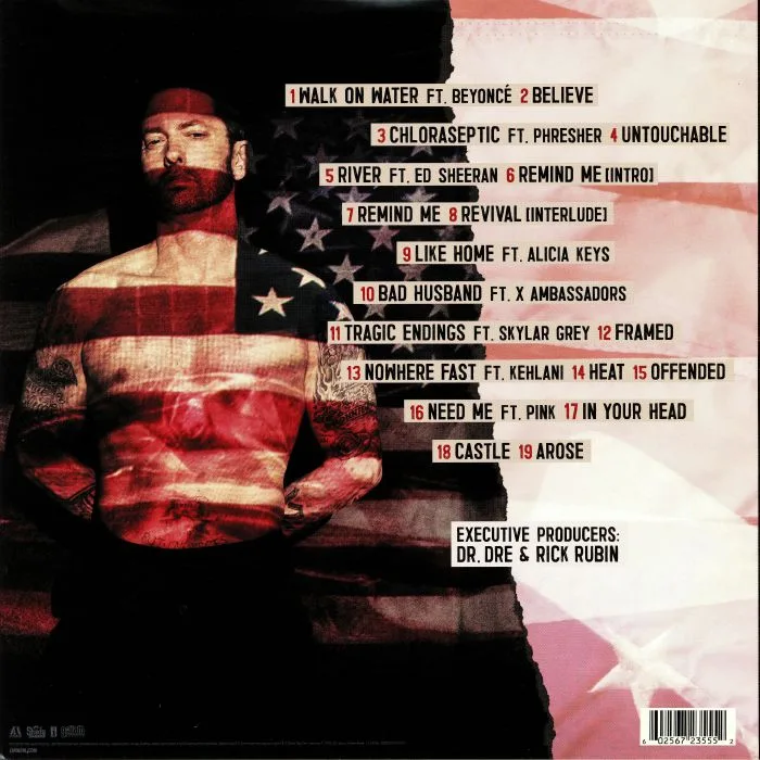 Обратная сторона обложки — EMINEM — Revival