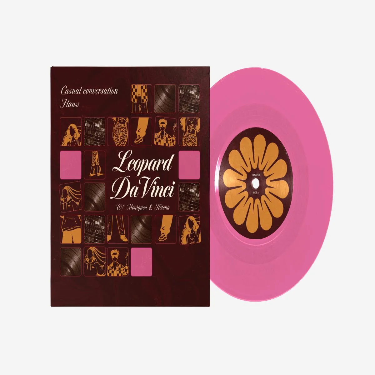 Leopard DaVinci + Moniquea & Helena — Casual Conversation / Flaws (7")