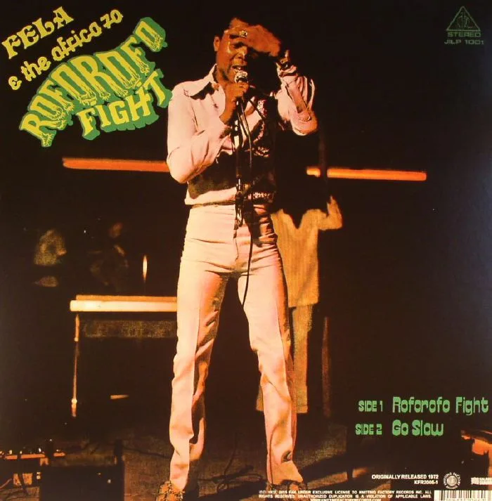 Обратная сторона обложки — Fela KUTI — Roforofo Fight