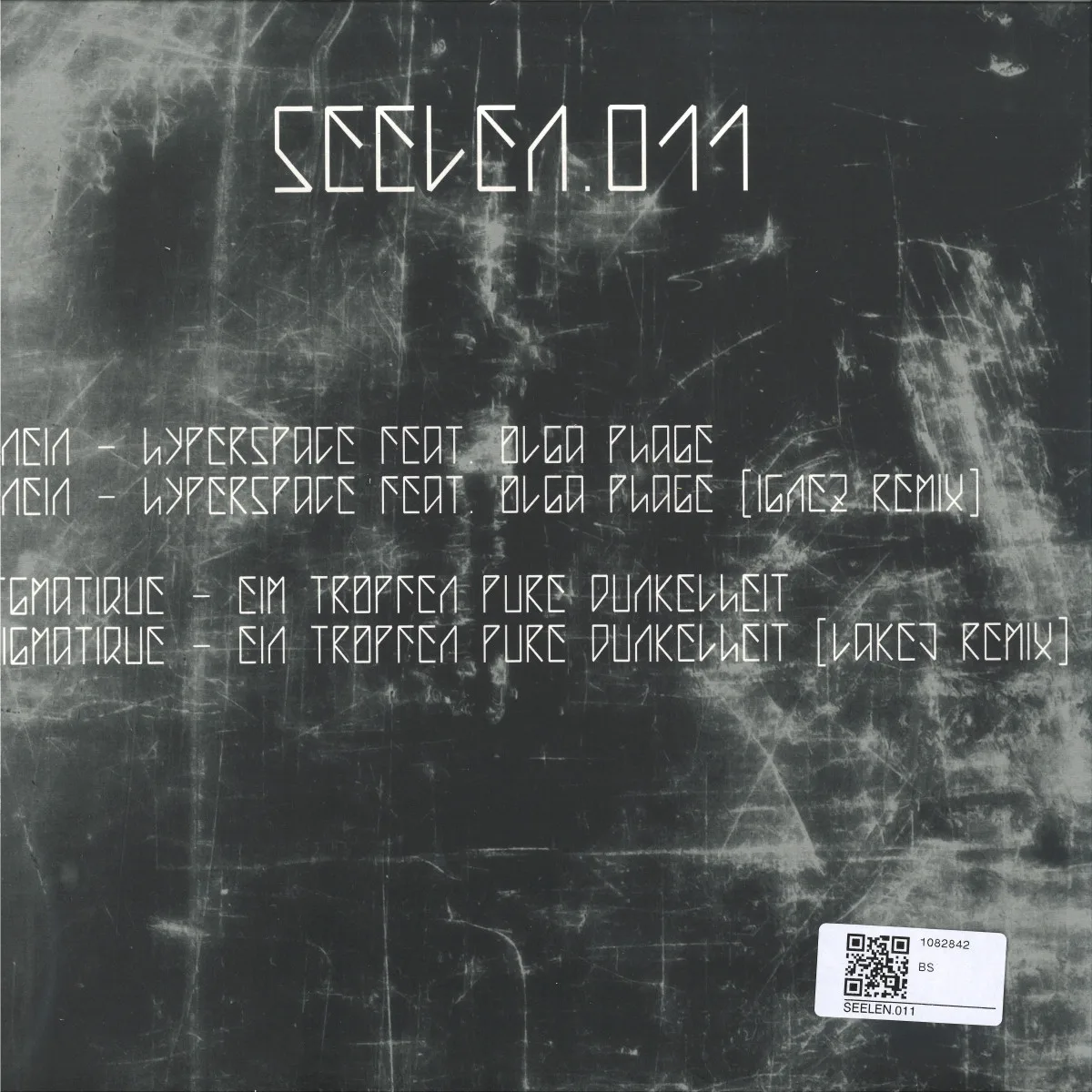 Back cover — JANEIN, Stigmatique — Synergy - Split EP