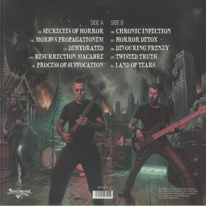 Обратная сторона обложки — PESTILENCE — Bangkok Bloodshed