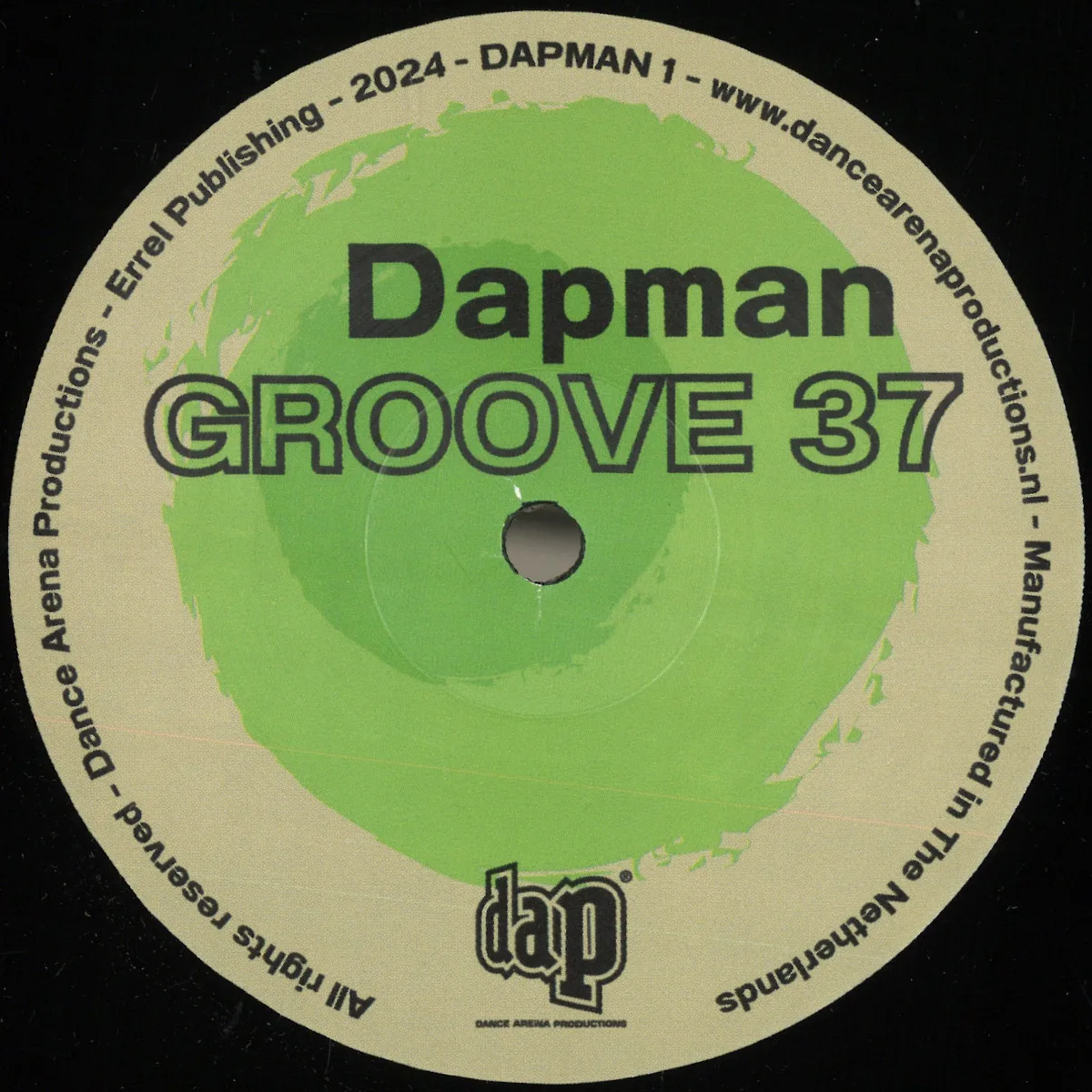 Лицевая сторона обложки — Dapman — Groove 37