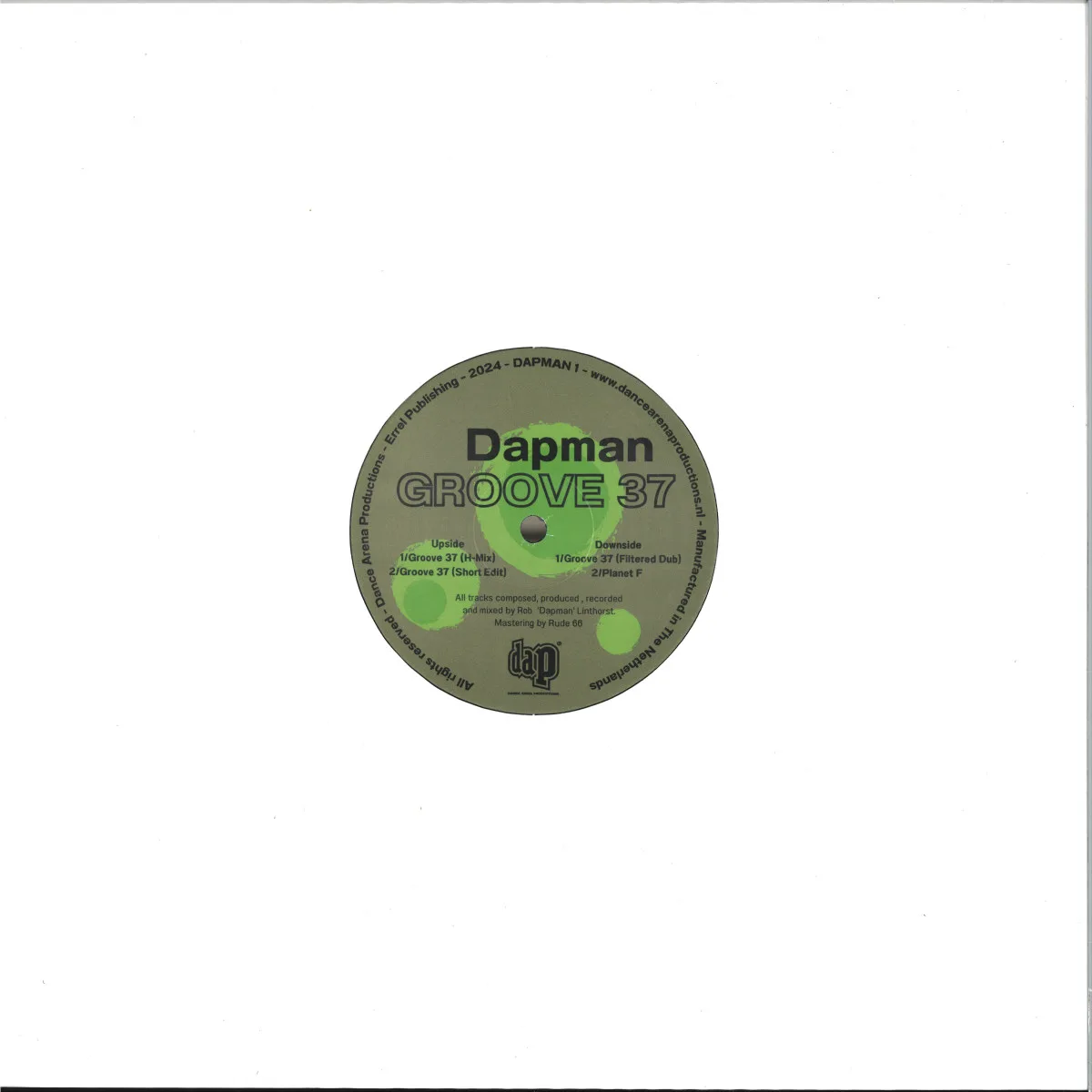 Обратная сторона обложки — Dapman — Groove 37