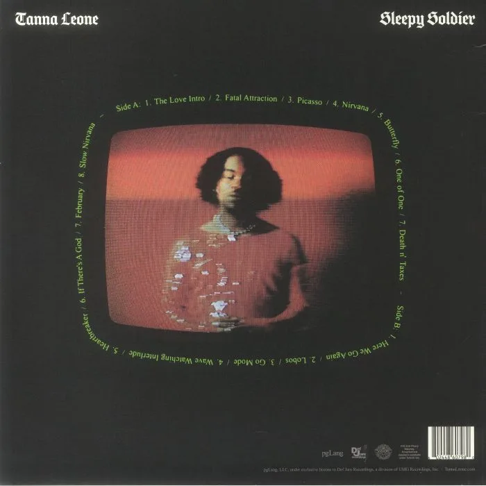 Обратная сторона обложки — Tanna LEONE — Sleepy Soldier