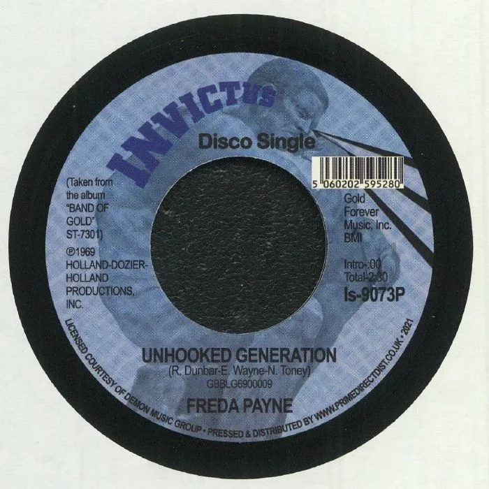 Обратная сторона обложки — Freda PAYNE — Unhooked Generation (Tom Moulton remix) (Record Store Day RSD 2021)