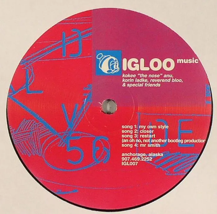Back cover — IGLOO MUSIC — My Own Style