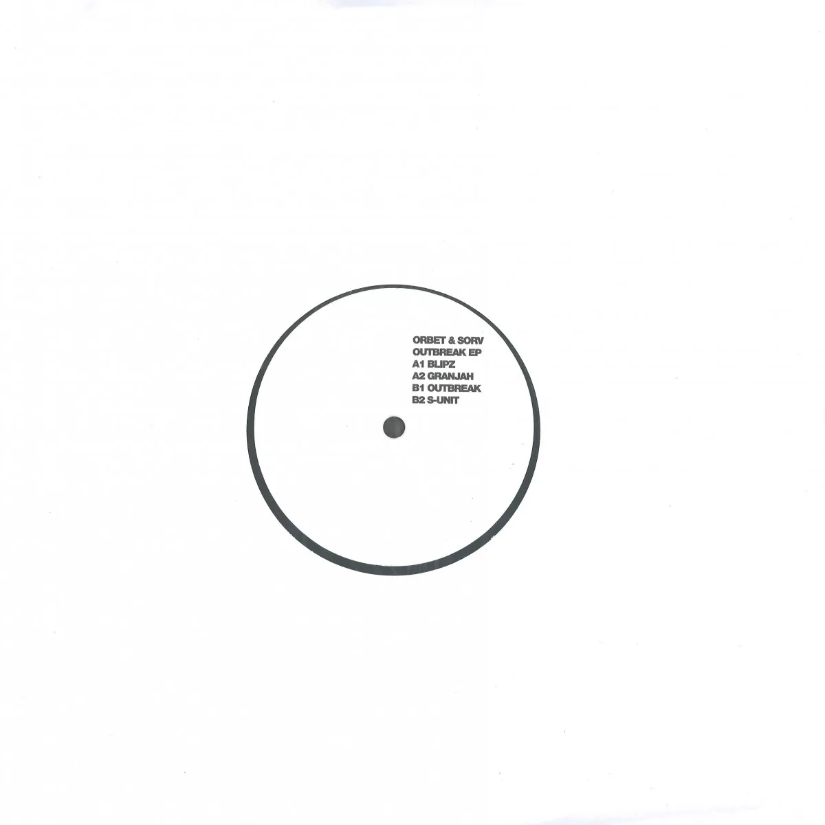 Back cover — Orbet&Sorv — Outbreak EP