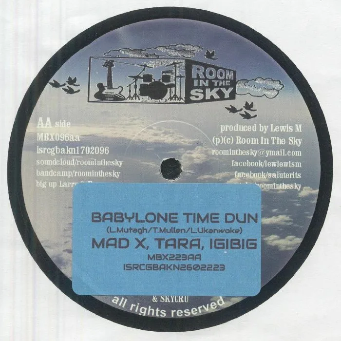 Обратная сторона обложки — MAD X / TARA / MILO MEDINA / IGIBIG / ROOM IN THE SKY ALL STARS — Feel It (Record Store Day RSD 2026)