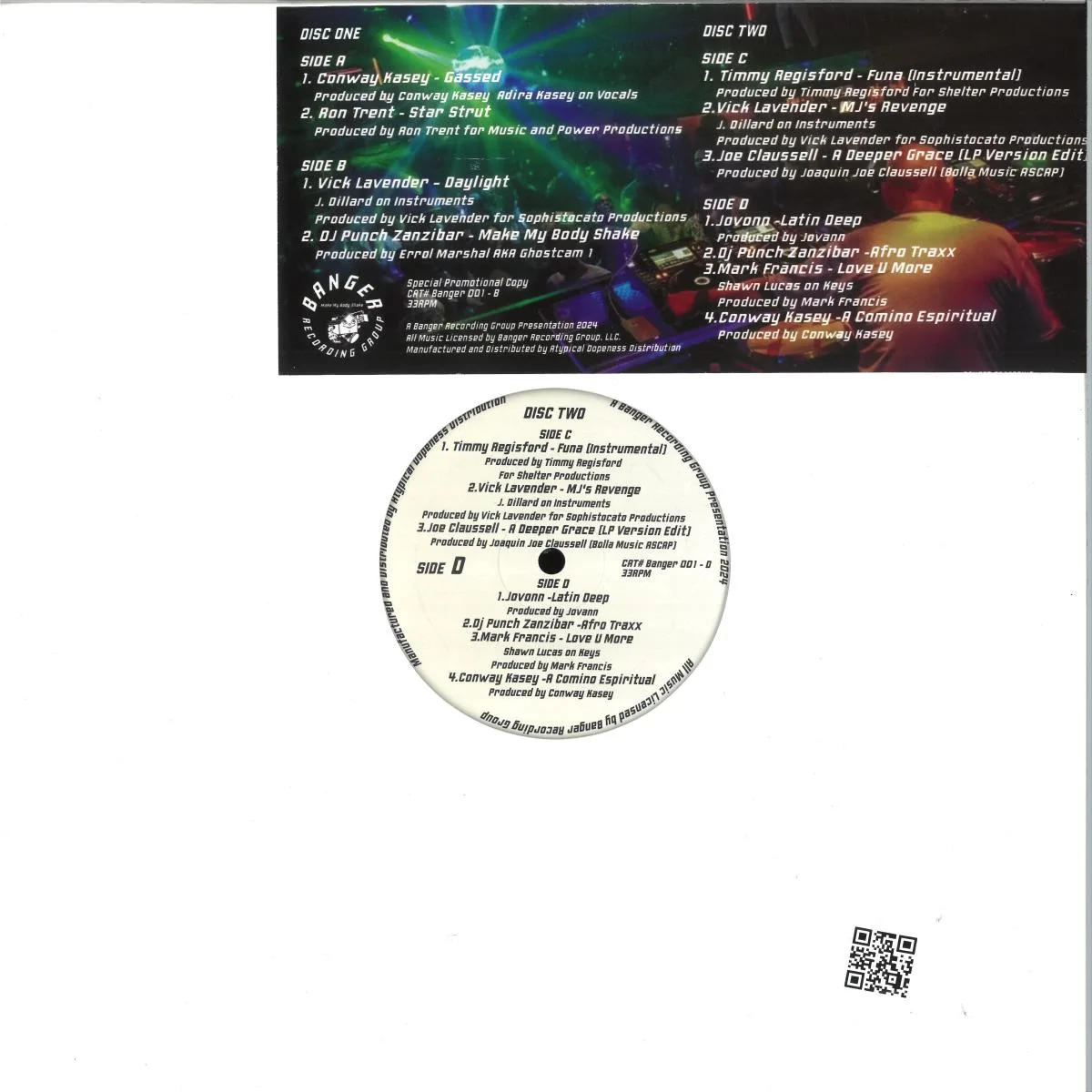 Back cover — Various — Banger: Make My Body Shake 2x12"