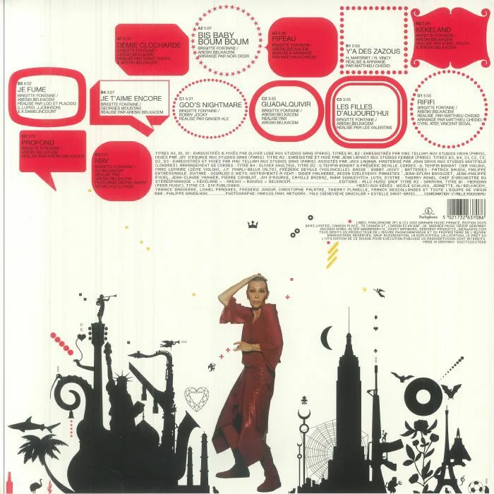 Back cover — Brigitte FONTAINE — Kekeland (B-STOCK)