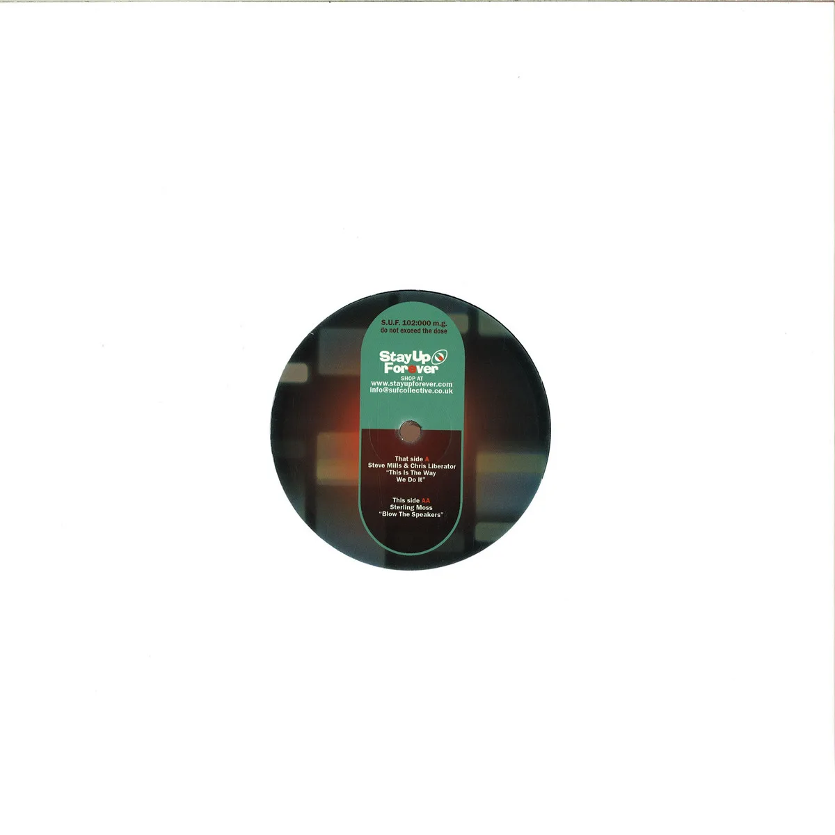 Back cover — Steve Mills & Chris Liberator / Sterling Moss — S.u.f. 102:000 M.g.