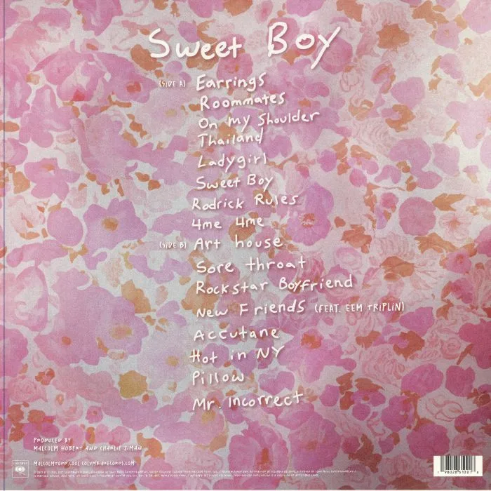 Обратная сторона обложки — Malcolm TODD — Sweet Boy