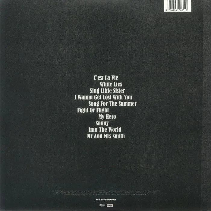 Back cover — STEREOPHONICS — Keep The Village Alive