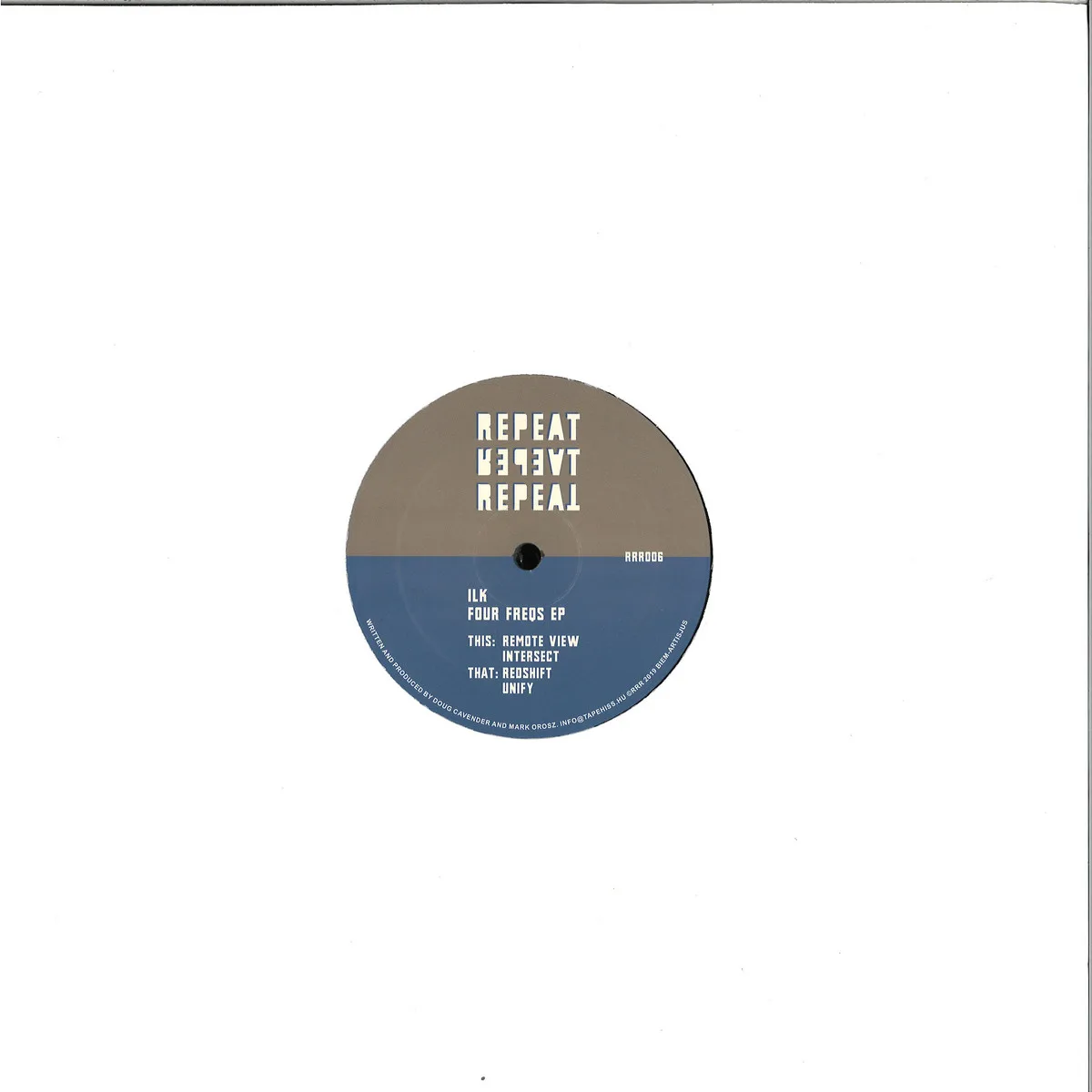 Back cover — Ilk — Four Freqs EP