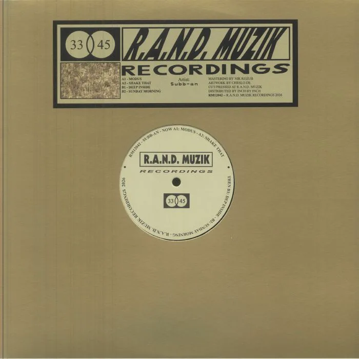 Front cover — Subb-an — RM12042