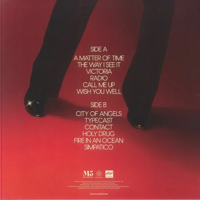 Back cover — Ollie WRIDE — Pressure Point (B-STOCK)