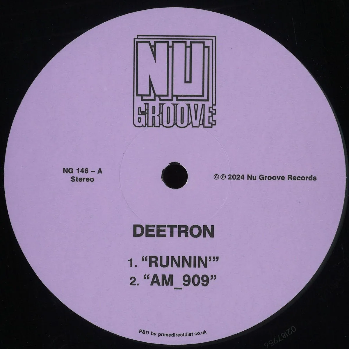 Front cover — Deetron/Bruise — Runnin' / AM_909 / Sway / Getup