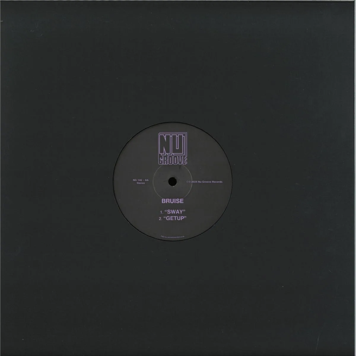 Back cover — Deetron/Bruise — Runnin' / AM_909 / Sway / Getup