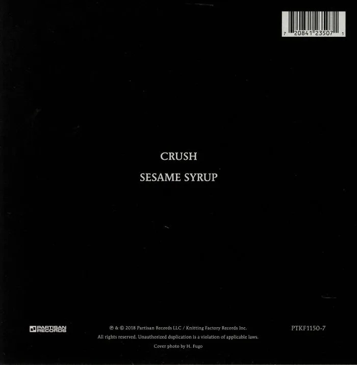 Back cover — CIGARETTES AFTER SEX — Crush