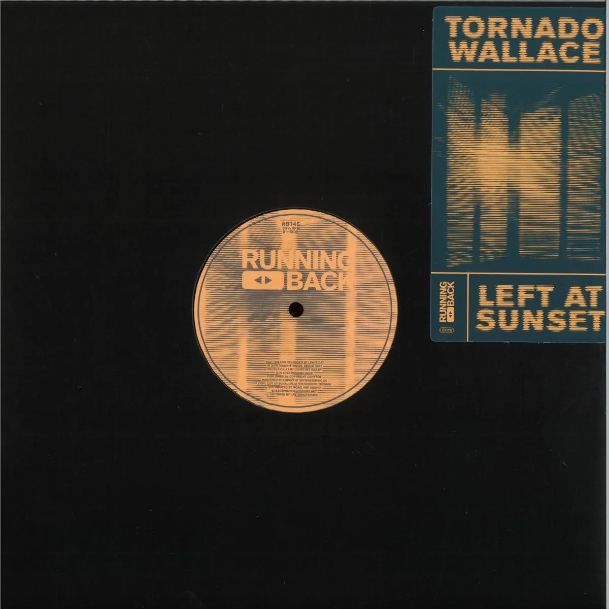 Лицевая сторона обложки — Tornado Wallace — Left At Sunset