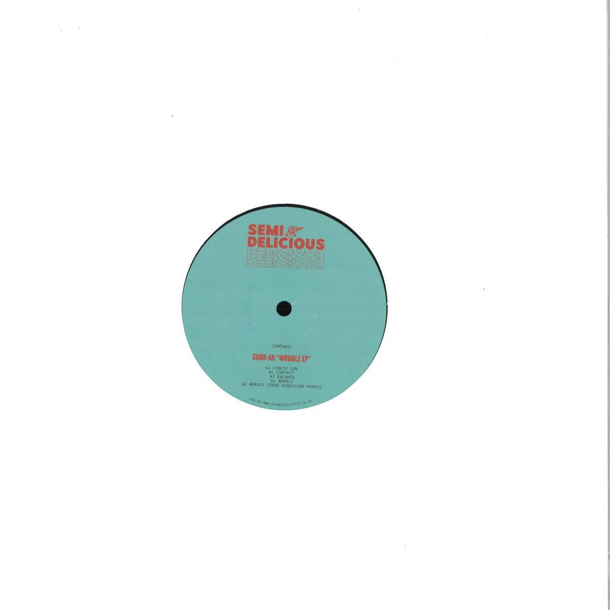 Back cover — Subb-An — Wobble EP