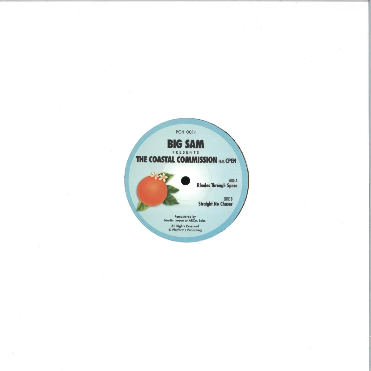 Back cover — Coastal Commission — Rhodes Through Space / Straight No Chaser