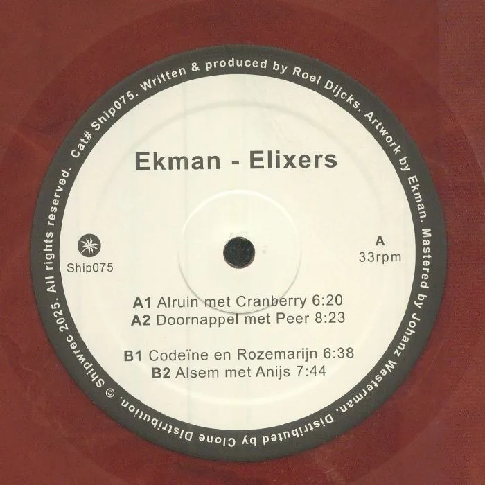 Лицевая сторона обложки — EKMAN — Elixers