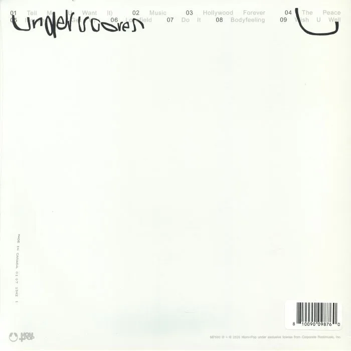 Back cover — UNDERSCORES — U
