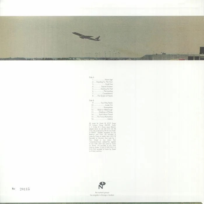 Обратная сторона обложки — DUSTER — Stratosphere (25th Anniversary Edition)