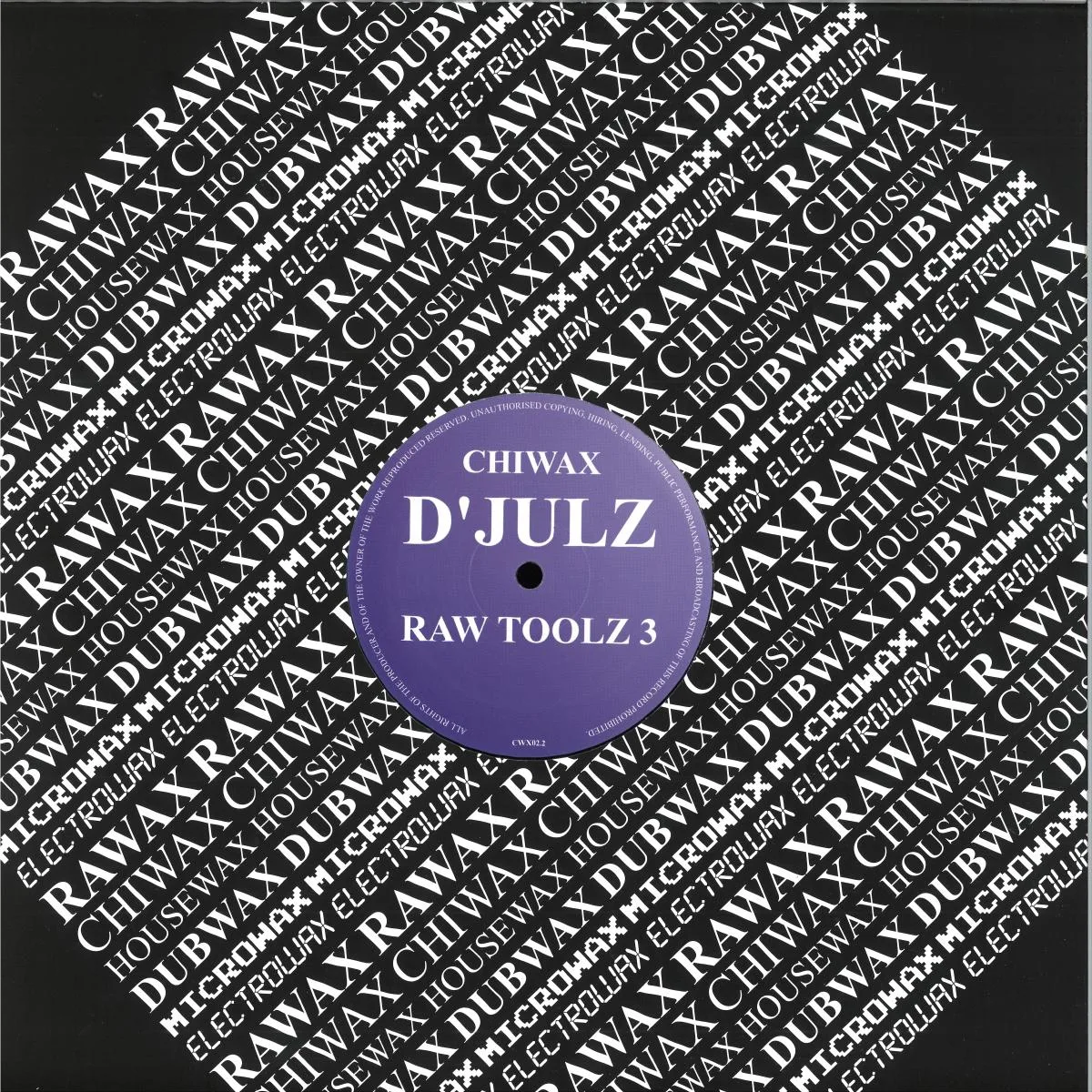 Лицевая сторона обложки — D'JULZ — RAW TOOLZ 3