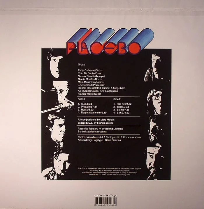 Обратная сторона обложки — PLACEBO — Placebo
